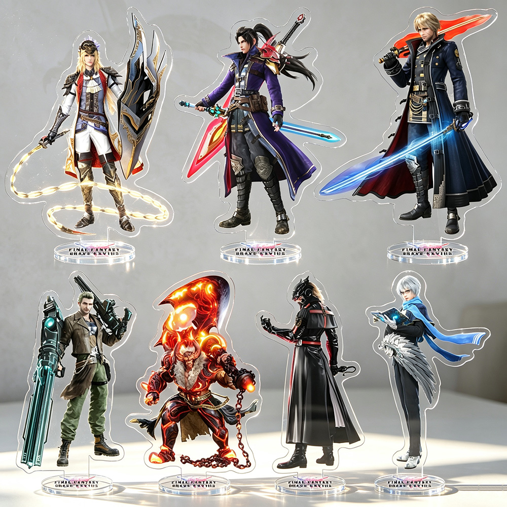 Model Kit Final Fantasy - ファイナルファンタジー ブレイブエクスヴィウス FFBE スタンドフィギュア フォルカ ダークナイト