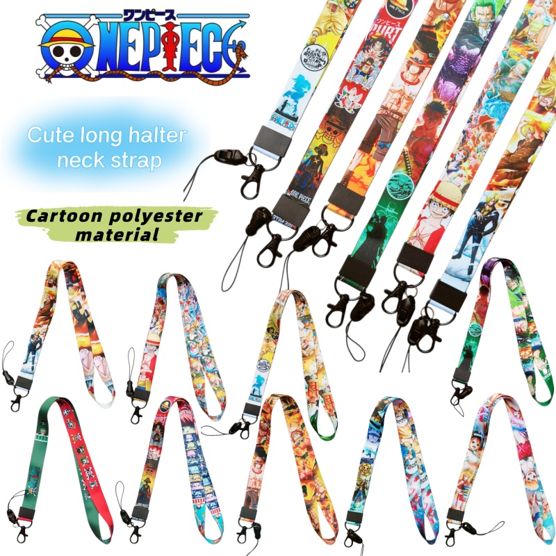 Model Kit One Piece - ワンピースアニメ漫画携帯電話ストラップ、可愛いネックストラップカードホルダー、クリエイティブでおしゃれなパーソナライズされたストラップアクセサリー