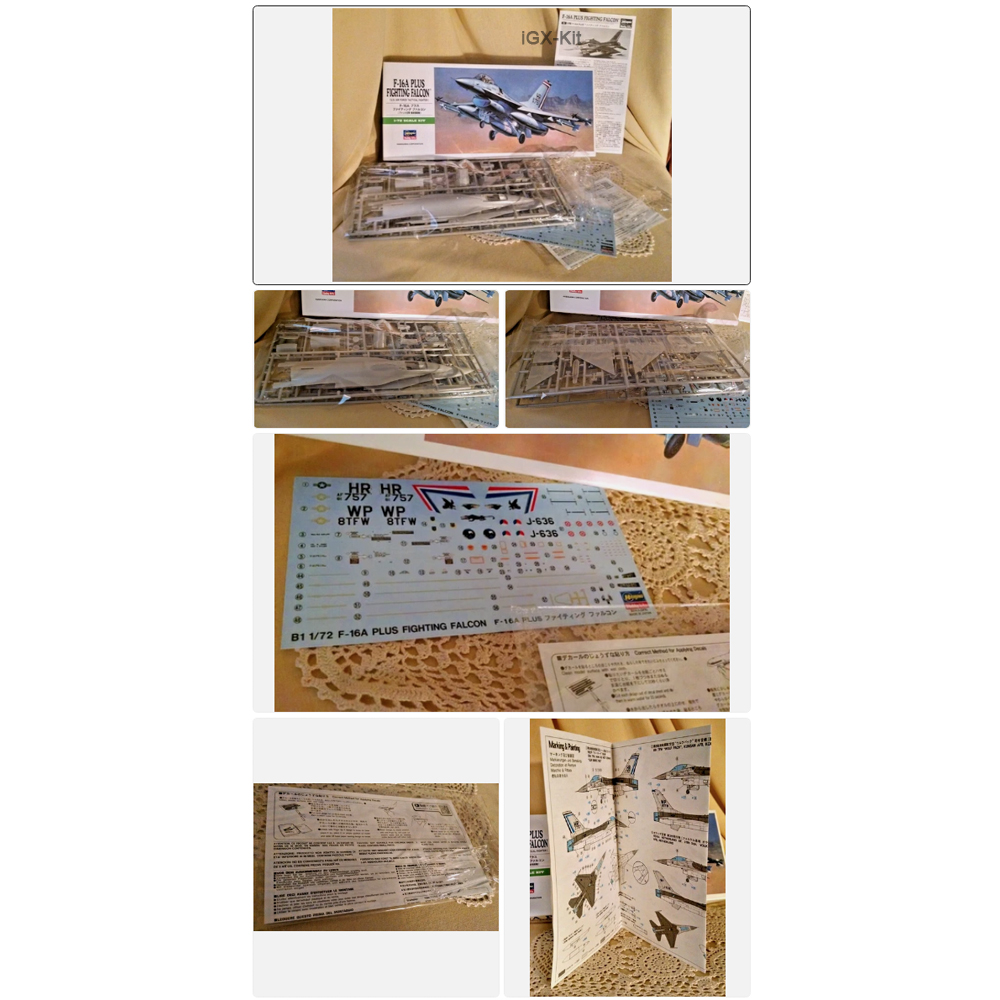 Model Kit F16 - ハセガワ 00231 1/72 スケール US F16