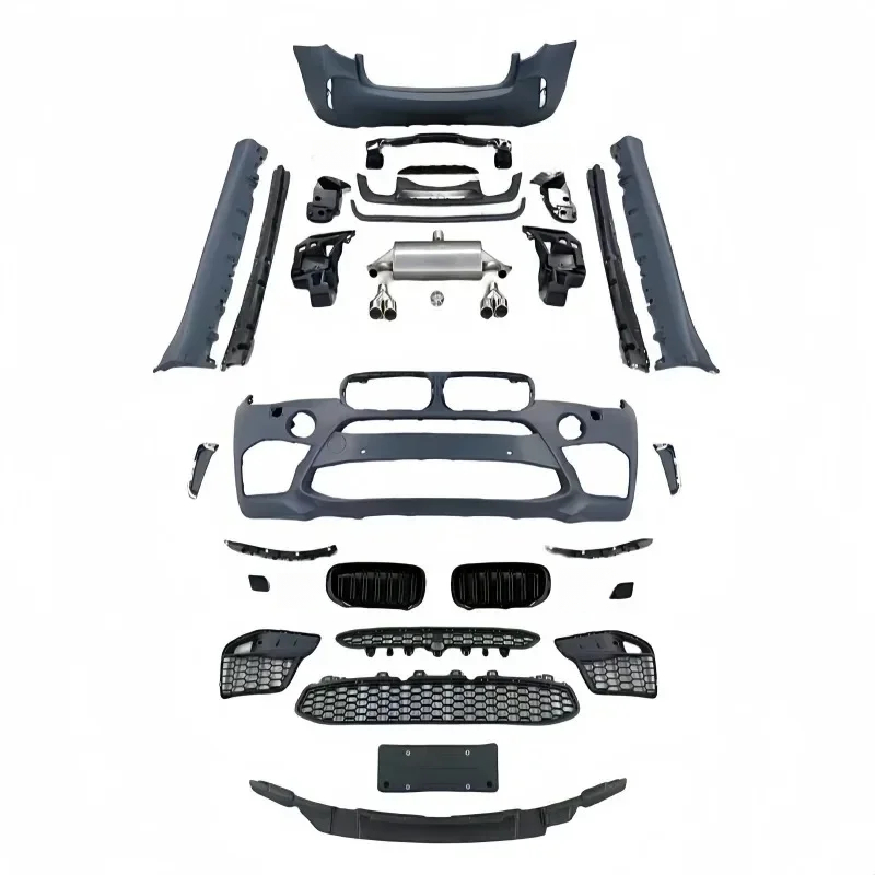 Model Kit F16 - スイS F16 13-18モデル用、改造X6Mコンプリートボディキットセット（フロントバンパー、リアバンパーを含む）