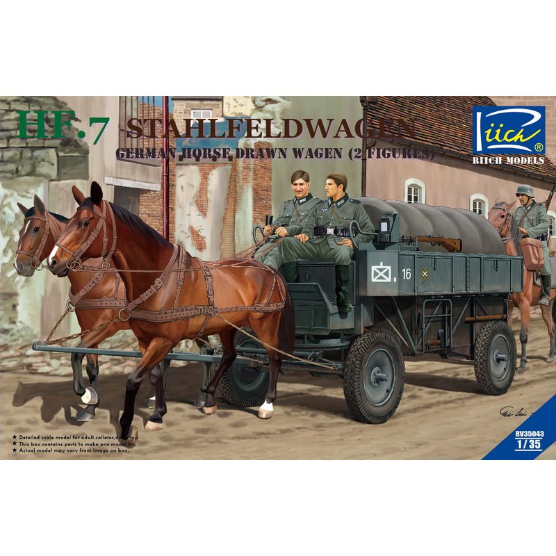 Model Kit Horse - Riich Models RV35043 1/35 HF.7 スタールフェルトヴァーゲン
