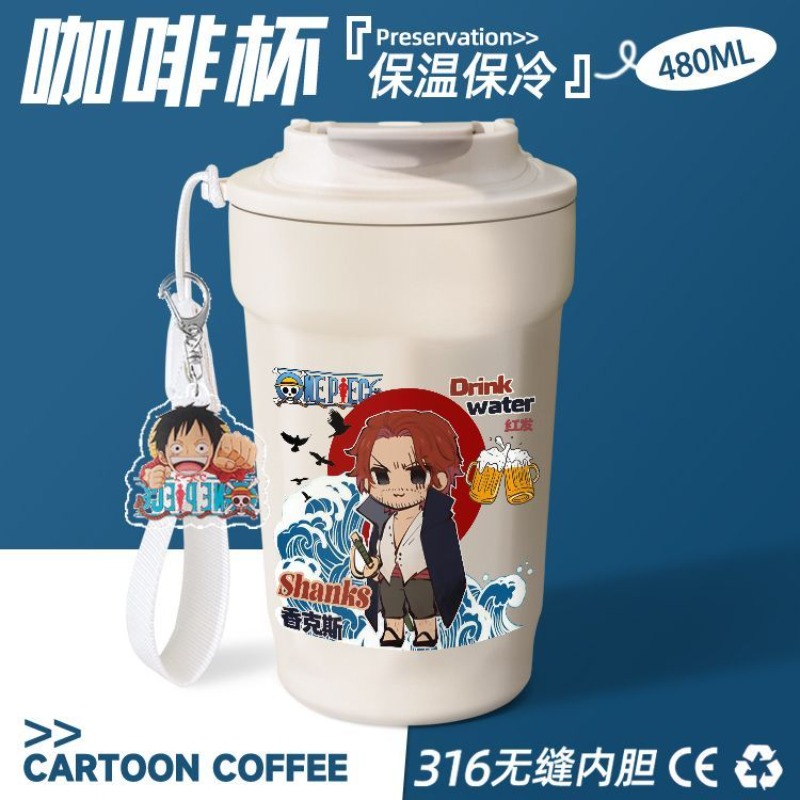 ワンピース ドフラミンゴ、ゾロ、サンジのアニメ柄大容量コーヒ - Model Kit One Piece のレビューと価格