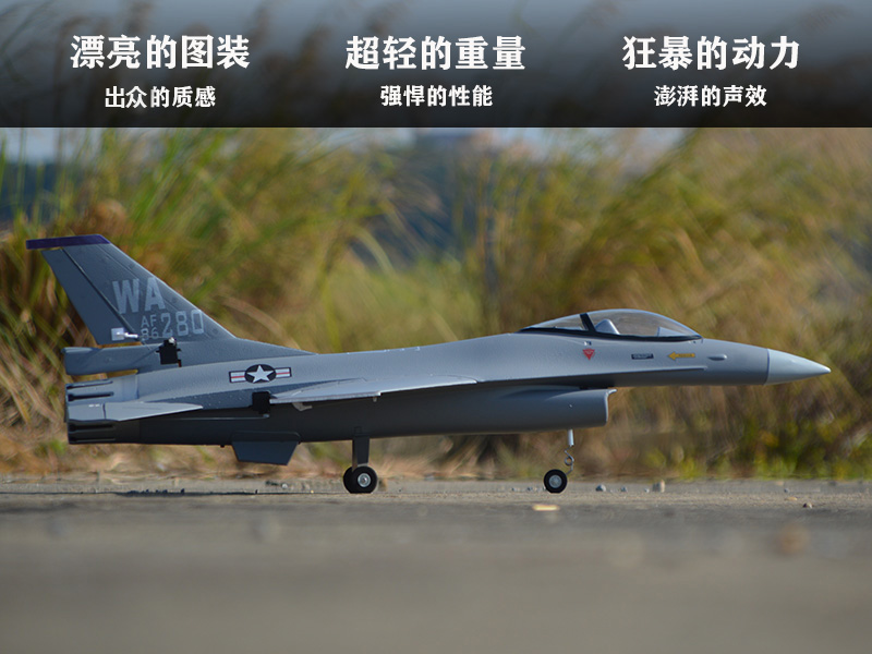 EPO RC飛行機 翼幅710mm 70mm EDF HOO - Model Kit F16 のレビューと価格