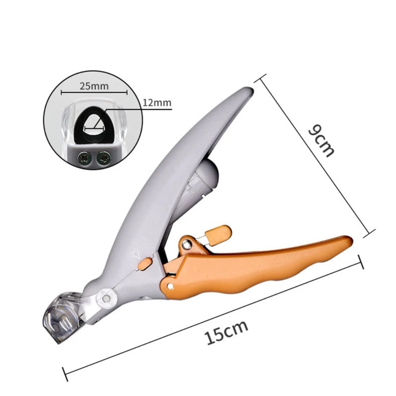 LEDライト付きペット用爪切り 1個 犬猫専用爪切り 多機能 - Model Kit Clipper のレビューと価格
