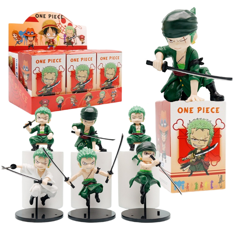 アニメワンピース 6個セット アニメフィギュア ロロノア・ゾ - Model Kit One Piece のレビューと価格