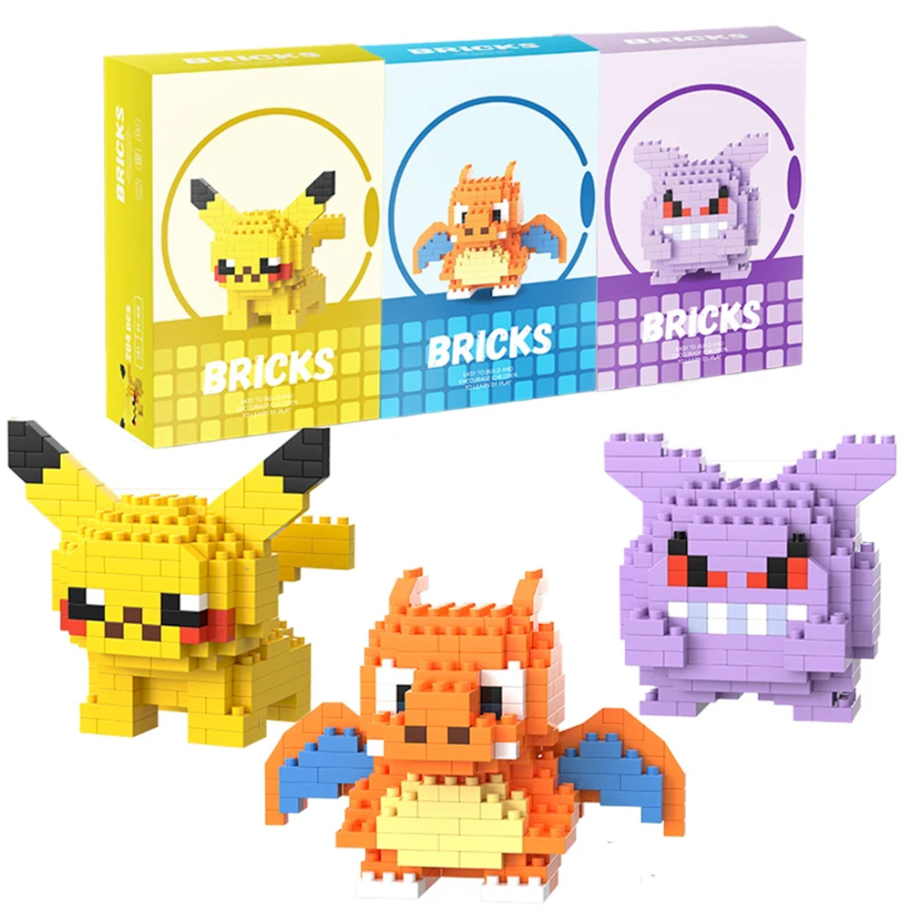 ポケモンマイクロビルディングブロックピカチュウドラゴナイトゲ - Model Kit Figure のレビューと価格