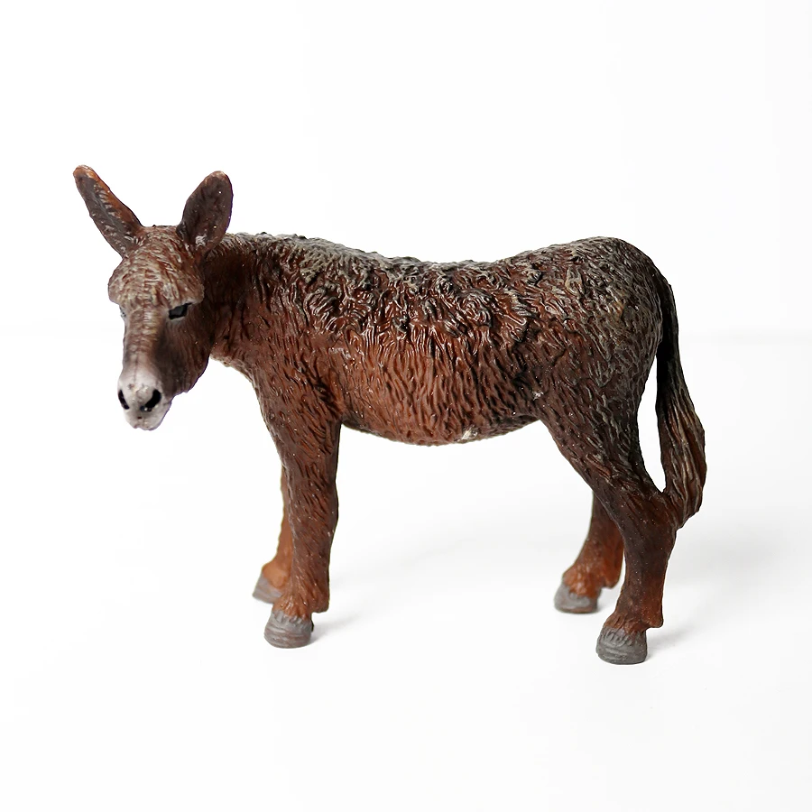 ロバモデルおもちゃ動物フィギュア家畜置物アニメアクションフィ - Model Kit Horse のレビューと価格