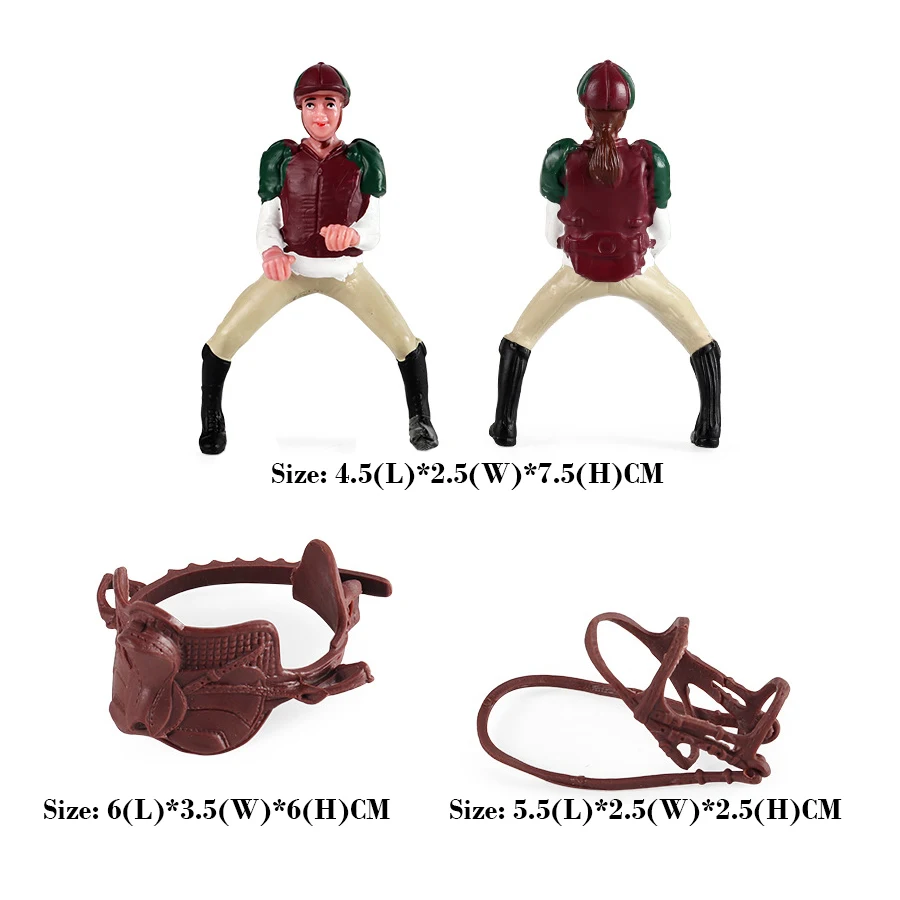 おもちゃの馬 乗馬ライダー 馬プレイセット 家畜 アクション - Model Kit Horse のレビューと価格