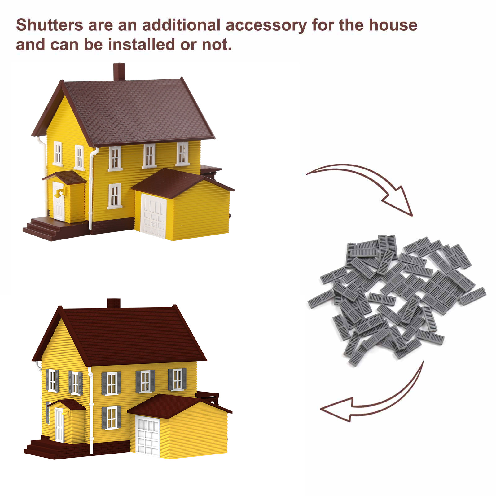 Evemodel Nスケール 1:160 モデル住宅キット  - Model Kit House のレビューと価格
