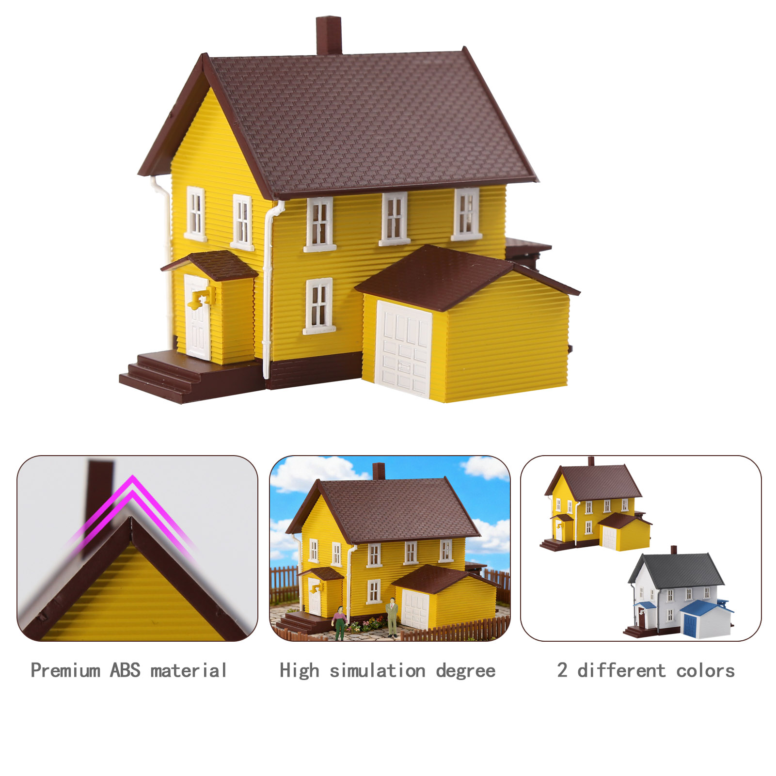 Evemodel Nスケール 1:160 モデル住宅キット  - Model Kit House のレビューと価格