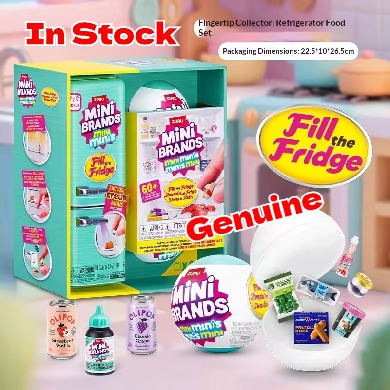 オリジナル フィル・ザ・フリッジ ミニ冷蔵庫セット ミニブラ - Model Kit House のレビューと価格