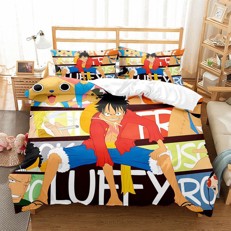 アニメワンピースボーイズダブル羽毛布団カバーコンフォーターセ - Model Kit One Piece のレビューと価格